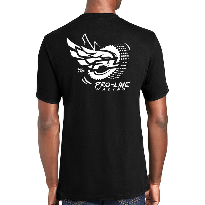 Pro-Line Racing Wings Black T-Shirt Xxl, Pro985705 PRO985705