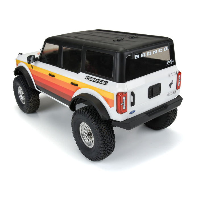 Pro-Line Racing 1/10 2021 Ford Bronco Clr Body Set 12.3 Crawlers PRO357000 Car/Truck Bodies wings & Decals