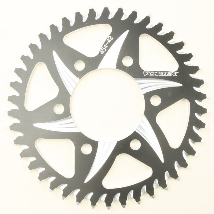 Vortex 454Zk-42 Cat5 Black Rear Aluminum Sprocket 525 Fits Kawasaki Zx6R Zx10R Z1000 454ZK-42