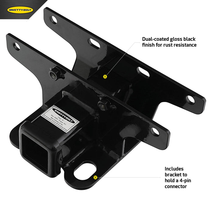 Smittybilt Class 2 Trailer Hitch With 2 Receiver Jh46 JH46