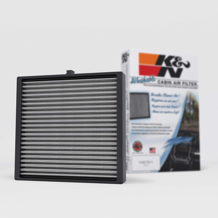 K&N Premium Cabin Air Filter: High Performance,Washable, Clean Airflow To Your Cabin: Designed For Select 2008-2019 Subaru (Levorg, Xv, Forester, Wrx, Crosstrek, Impreza), Vf2055 , Black VF2055