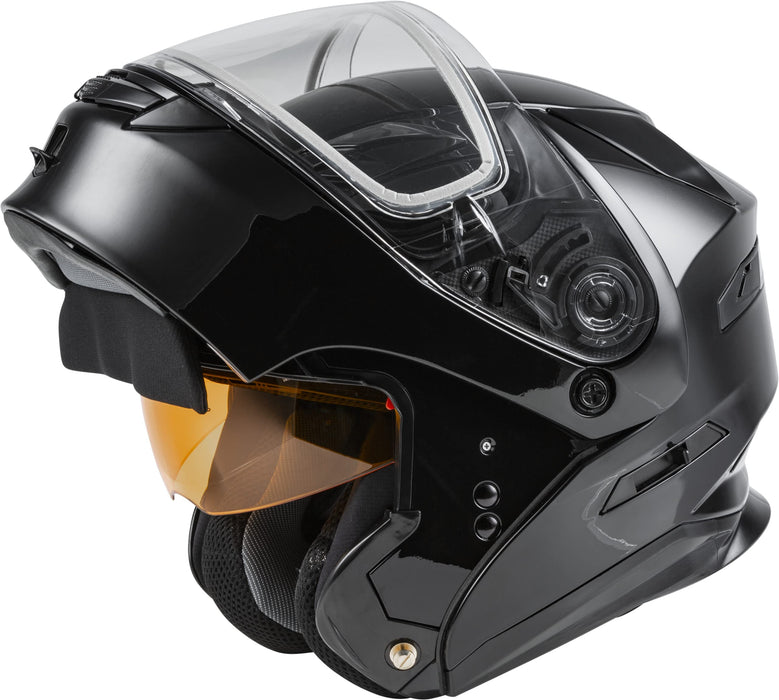 Gmax Md-01S Modular Snow Helmet Black 2X M2010028