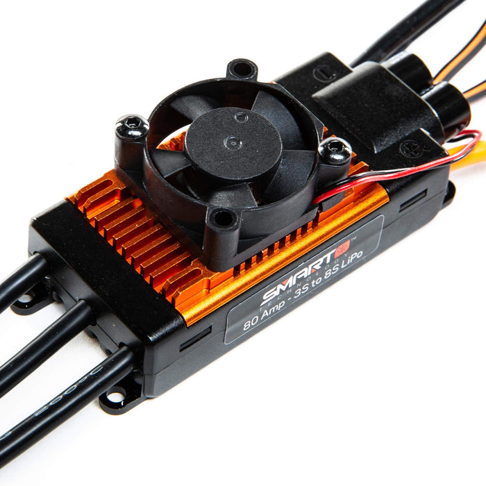 Spektrum SMART Avian 80 Amp Brushless Smart ESC 3S-8S SPMXAE1080 Speed Controls Aircraft