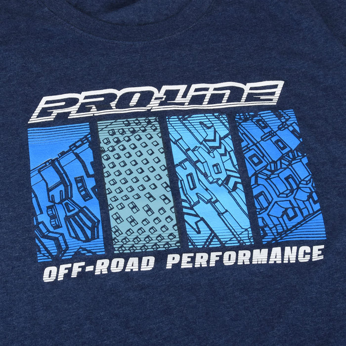 Pro-Line Racing Pro-Line Quarter Tread Navy T-Shirt Small PRO985601 Apparel