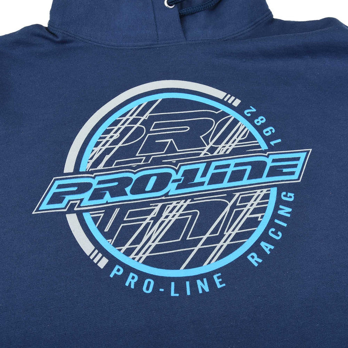 Pro-Line Racing Sphere Navy Hoodie Sweatshirt Small, Pro985301 PRO985301