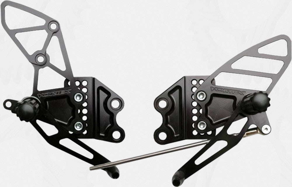 Vortex Rear Set Complete Blk Kaw RS405K