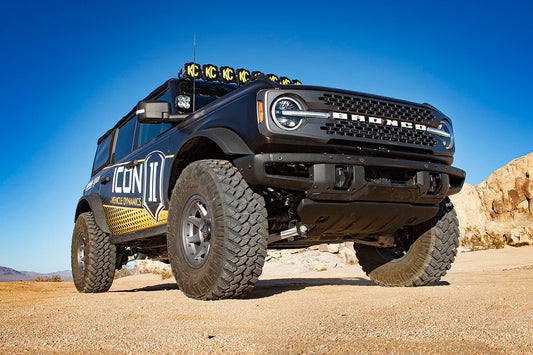 ICON 21-UP BRONCO NON-SASQUATCH 3-4" LIFT STAGE 8 SUSPENSION SYSTEM TUBULAR K40008T