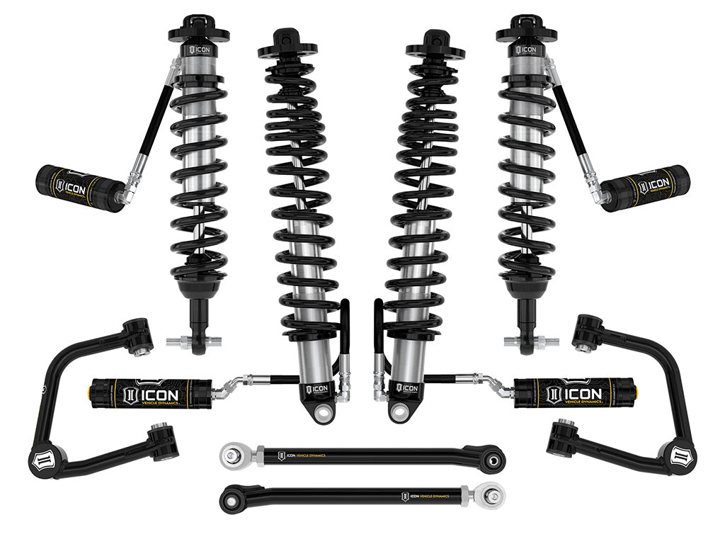 Icon 2021-Up Ford Bronco Without Sasquatch Package 3-4" Lift Stage 5 Suspension System With Tubular Control Arms And Links K40005T