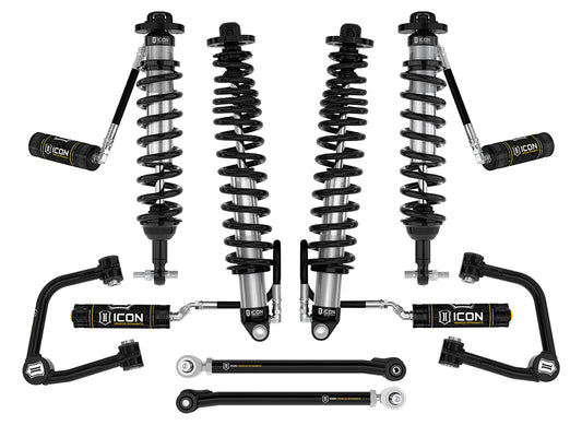 Icon 2021-Up Ford Bronco Without Sasquatch Package 3-4" Lift Stage 5 Suspension System With Tubular Control Arms And Links K40005T