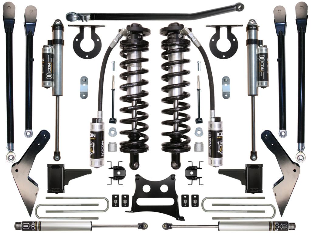 Icon 2005-2007 Ford F-250/F-350 4-5.5" Lift Stage 5 Coilover Conversion System K63115