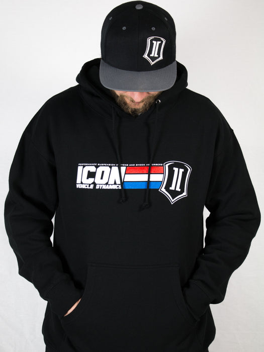 Icon Gi Hoody Black Size Extra-Large ICON-HOODY-GI-BLK-XL