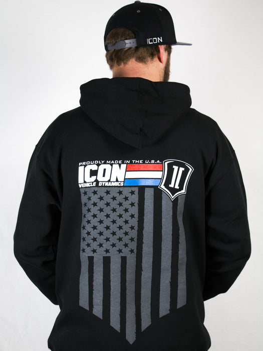 Icon Gi Hoody Black Size Extra-Large ICON-HOODY-GI-BLK-XL