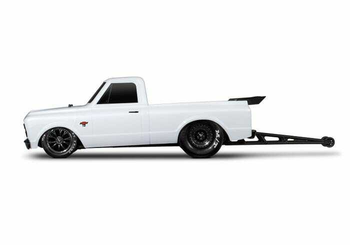 Traxxas 1/10 Scale Drag Slash, White, Fully Assembled, Ready-To-Race� With Tqi� 2.4Ghz Radio System, Stability Management�, And Velineon Brushless Power System 94076-4-WHT